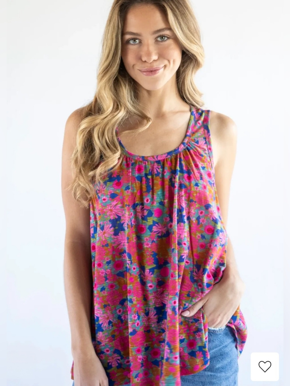✌️🌻 NATURAL LIFE 🌻✌️ | Free Spirit Cotton Tank, Sz XS, NWT